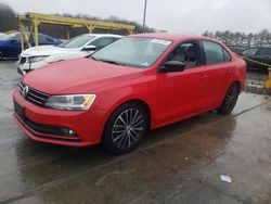 Salvage cars for sale at Windsor, NJ auction: 2016 Volkswagen Jetta Sport