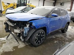 Salvage SUVs for sale at auction: 2021 Jeep Compass Limited