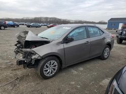 Salvage cars for sale at Assonet, MA auction: 2017 Toyota Corolla L