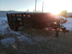 Salvage trucks for sale at Rogersville, MO auction: 2022 Lkvg 2022 Load Trail 14' Dump Black