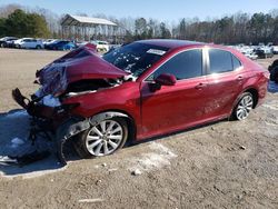 Toyota Camry le salvage cars for sale: 2020 Toyota Camry LE