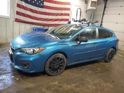 Salvage cars for sale at Lyman, ME auction: 2018 Subaru Impreza