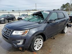 Salvage cars for sale at Montgomery, AL auction: 2017 Ford Explorer XLT