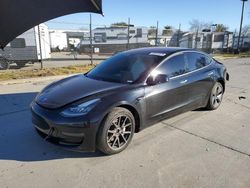 Salvage cars for sale at Sacramento, CA auction: 2018 Tesla Model 3