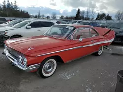 Salvage cars for sale at Bowmanville, ON auction: 1961 Chevrolet Impala