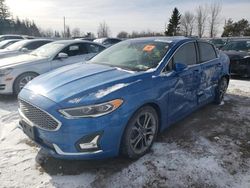 Ford salvage cars for sale: 2020 Ford Fusion Titanium