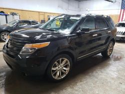 Salvage cars for sale at Kincheloe, MI auction: 2013 Ford Explorer XLT