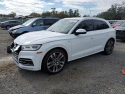 Salvage cars for sale at Riverview, FL auction: 2018 Audi SQ5 Prestige