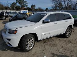 Jeep Grand Cherokee salvage cars for sale: 2015 Jeep Grand Cherokee Summit