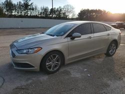 Salvage cars for sale at Greenwell Springs, LA auction: 2018 Ford Fusion SE