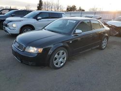 Salvage cars for sale from Copart Bowmanville, ON: 2004 Audi S4