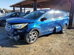 Salvage cars for sale at Tanner, AL auction: 2017 Ford Escape SE