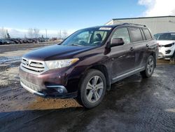 Toyota salvage cars for sale: 2013 Toyota Highlander Base