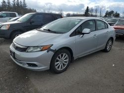 Honda Civic lx salvage cars for sale: 2012 Honda Civic LX