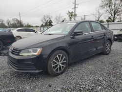 Volkswagen salvage cars for sale: 2018 Volkswagen Jetta SE