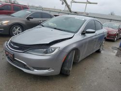 Salvage cars for sale at Kansas City, KS auction: 2015 Chrysler 200 Limited