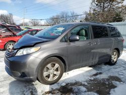 Salvage cars for sale at Moraine, OH auction: 2017 Toyota Sienna LE