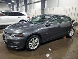 Salvage cars for sale at Ham Lake, MN auction: 2016 Chevrolet Malibu LT