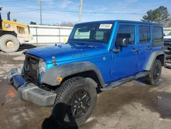 Jeep Wrangler Unlimited Sport salvage cars for sale: 2016 Jeep Wrangler Unlimited Sport