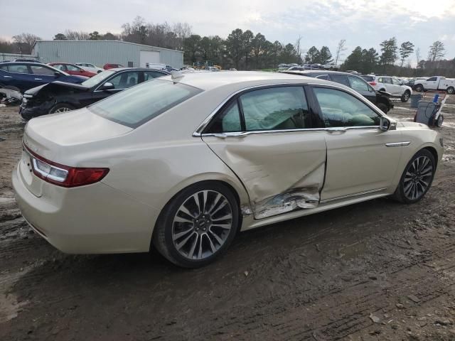 2018 Lincoln Continental Select