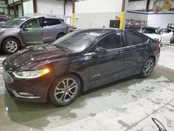 Salvage cars for sale at Lawrenceburg, KY auction: 2017 Ford Fusion SE Hybrid