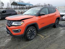 Salvage cars for sale at Spartanburg, SC auction: 2020 Jeep Compass Trailhawk