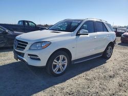 Salvage cars for sale from Copart Antelope, CA: 2012 Mercedes-Benz ML 350 4matic