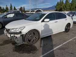 Salvage cars for sale from Copart Rancho Cucamonga, CA: 2016 Honda Accord Sport