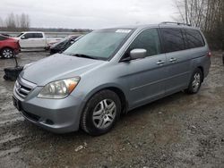 Salvage cars for sale from Copart Arlington, WA: 2006 Honda Odyssey EXL