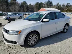 Salvage cars for sale at Mendon, MA auction: 2011 Volkswagen Jetta SEL