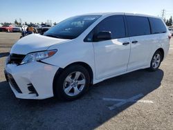 2020 Toyota Sienna L en venta en Rancho Cucamonga, CA