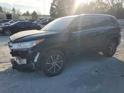 Toyota Highlander Vehiculos salvage en venta: 2019 Toyota Highlander SE