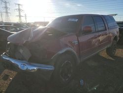 Vehiculos salvage en venta de Copart Elgin, IL: 2001 Ford F150 Supercrew