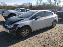 Honda Civic salvage cars for sale: 2012 Honda Civic LX