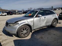 Salvage cars for sale at West Warren, MA auction: 2008 Infiniti FX35