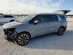 KIA Carnival e salvage cars for sale: 2022 KIA Carnival EX