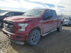 Salvage cars for sale at Kansas City, KS auction: 2015 Ford F150 Super Cab