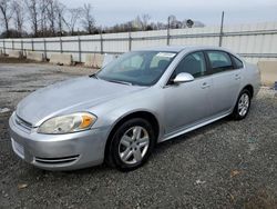 Salvage cars for sale at Spartanburg, SC auction: 2010 Chevrolet Impala LS