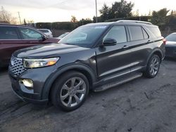 Salvage cars for sale at San Martin, CA auction: 2020 Ford Explorer Platinum