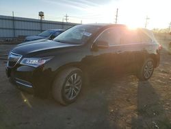 Salvage cars for sale at Chicago Heights, IL auction: 2016 Acura MDX Technology