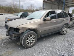 Salvage cars for sale from Copart Cartersville, GA: 2004 BMW X5 3.0I