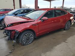 Salvage cars for sale at Wilmer, TX auction: 2025 Hyundai Sonata Hybrid