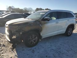 Salvage cars for sale at Loganville, GA auction: 2015 Toyota Highlander XLE