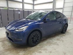 Salvage cars for sale at New Braunfels, TX auction: 2022 Tesla Model Y