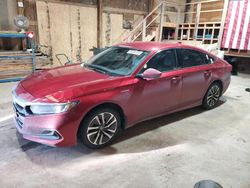 Salvage cars for sale at Rapid City, SD auction: 2021 Honda Accord Hybrid