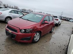 Salvage cars for sale at Pekin, IL auction: 2013 Chevrolet Sonic LT