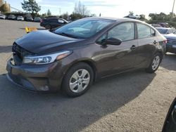 Salvage cars for sale at auction: 2017 KIA Forte LX