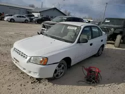 Hyundai Accent salvage cars for sale: 2001 Hyundai Accent GL