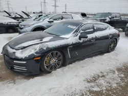 Salvage cars for sale at Elgin, IL auction: 2015 Porsche Panamera 4S Executive