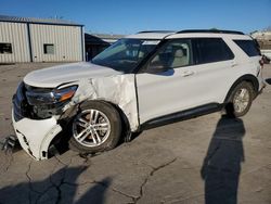 Salvage cars for sale at Tulsa, OK auction: 2022 Ford Explorer XLT